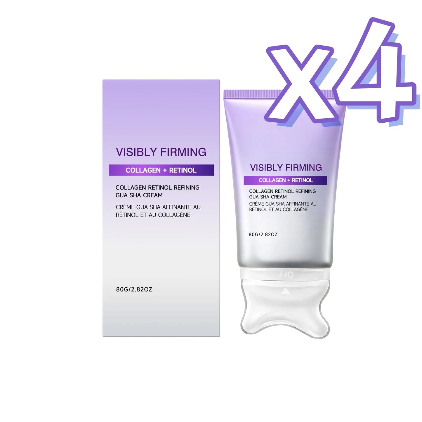 Instant Sculpting Contour Gua Sha Cream Retinol Collagen Lift Sagging Skin Face Cheek Neck Scraping Therapy