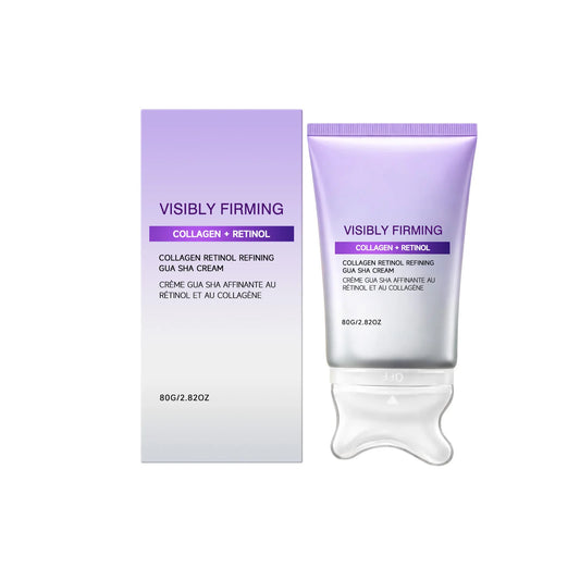 Instant  Sculpting Contour Gua Sha Cream Retinol Collagen Lift Sagging Skin Face Cheek Neck Scraping Therapy
